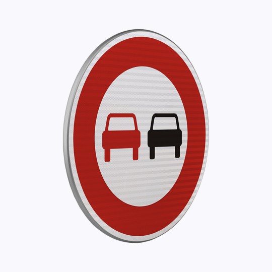 Panneau interdiction de dépasser B3 - Gamme Néo Panneau interdiction de dépasser B3 - Gamme Néo