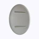 Panneau interdiction de dépasser B3 - Dos Aluminium Brut Panneau interdiction de dépasser B3 - Dos Aluminium Brut
