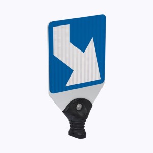 Balise de virage J4 - Type Reflex autorelevable (kit à ancrer inclus)