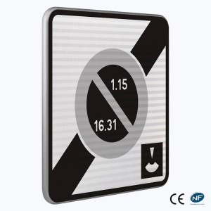 Panneau sortie de zone à...