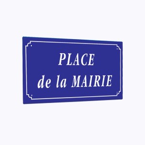 Plaque de rue en aluminium...